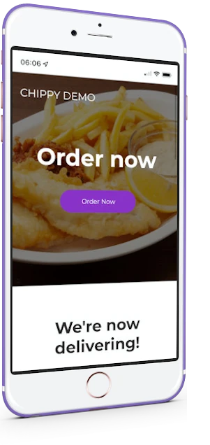 Online ordering demo for a UK chip shop